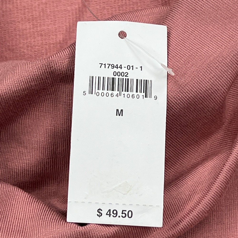NEW Banana Republic Aster Mockneck Chase Top Womens Medium Pink Cowl Pullover - Picture 3 of 12